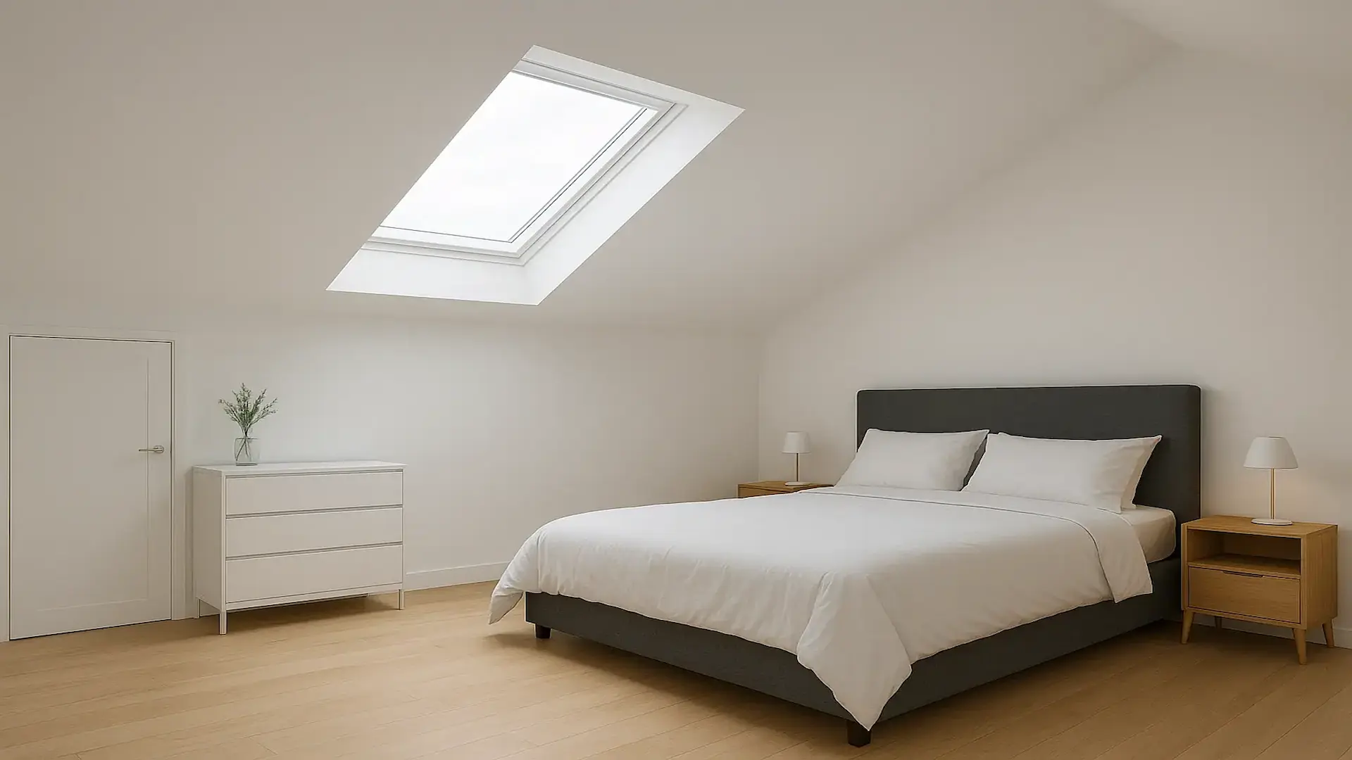Bright London loft conversion with skylights and bespoke staircase by Forge Build