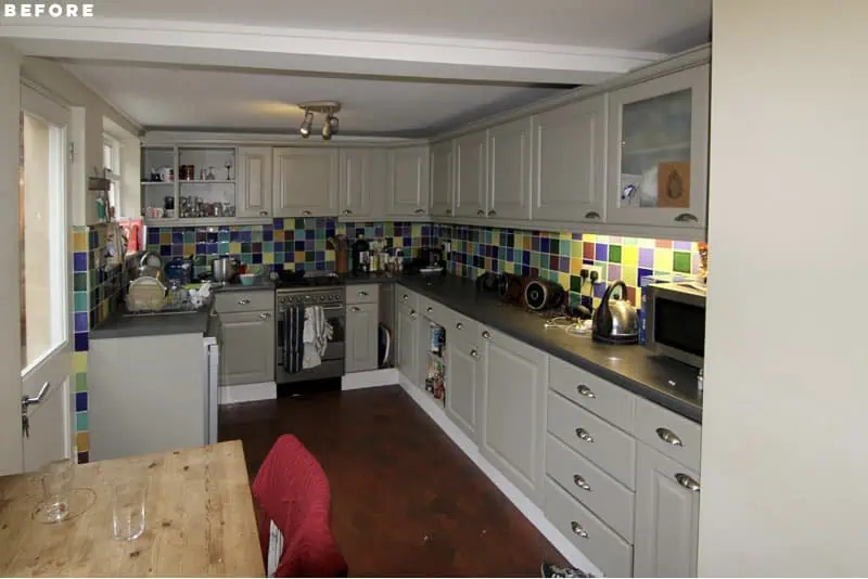 Before kitchen renovation in London